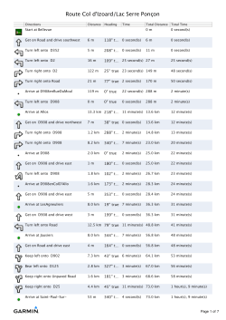 Route Col d`Izoard/Lac Serre Pon&ccedil;on