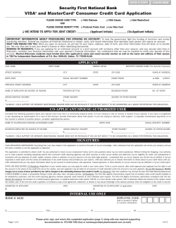 downloadable application - Security First National Bank