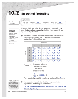 Theoretical Probability