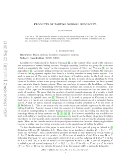 Products of partial normal subgroups