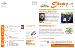 OUR WISCONSIN HERO... - St. Joseph Food Program