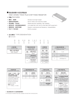 HIGH-OHMIC THICK FILM CHIP FIXED RESISTOR