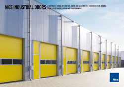 Industrial Doors catalogue - EN