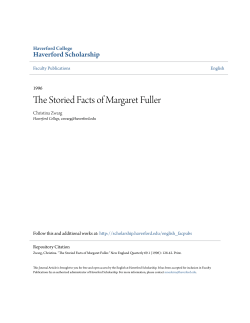The Storied Facts of Margaret Fuller