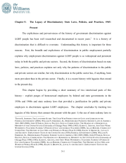 The Legacy of Discriminatory State Laws, Policies