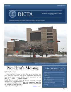 El Paso Chapter - Federal Bar Association