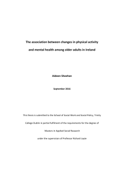 The association between changes in physical activity and mental