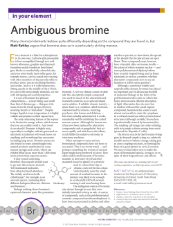 Ambiguous bromine