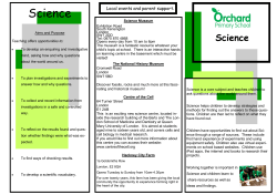 Science - Orchard Primary School