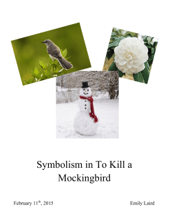 Symbolism in To Kill a Mockingbird