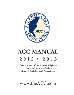 acc manual - College Sports Live