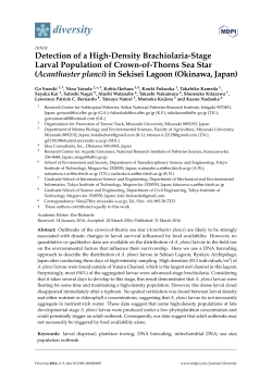Detection of a High-Density Brachiolaria