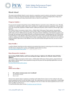 Rhode Island - The Pew Charitable Trusts