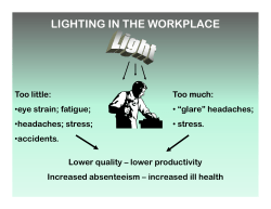 COSHE - Physical hazards 3- LIGHTING (MAW)RWS_1