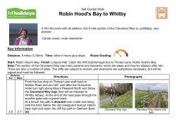 Robin Hood`s Bay to Whitby