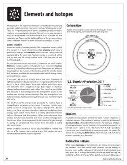 e Elements and Isotopes