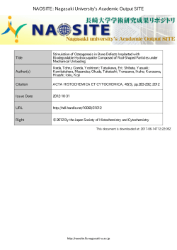 Stimulation of Osteogenesis in Bone Defects Implanted with