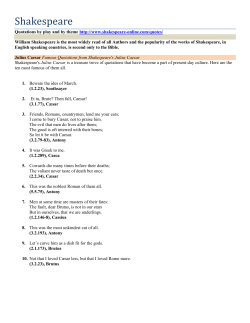 Quotable Shakespeare