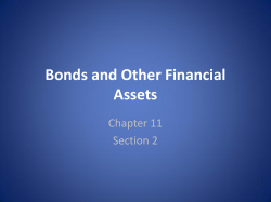 Bonds and Other Financial Assets