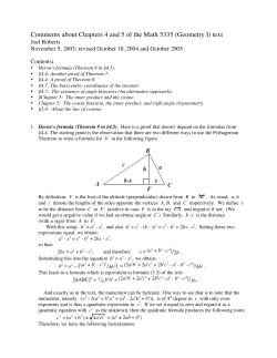 Chapter 4 and 5 supplements - Math-UMN