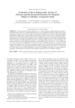 Evaluation of the Colchicine-like Activity of Gloriosa