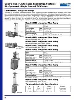 (Single Stroke) Oil Pumps