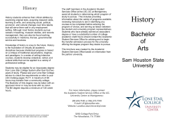 History - Lone Star College