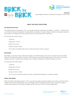 About the LEGO&reg; Structures - Museum of Science and Industry
