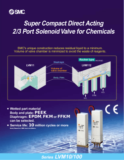 Super Compact Direct Acting 2/3 Port Solenoid Valve