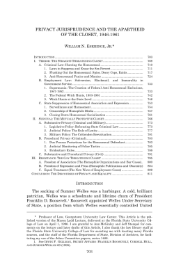 privacy jurisprudence and the apartheid of the closet, 1946-1961