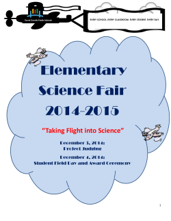 Elementary Science Fair 2014-2015