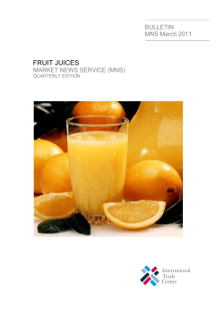 fruit juices