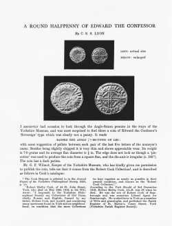 a round halfpenny of edward the confessor