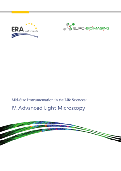 IV. Advanced Light Microscopy - Euro
