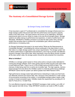 The Anatomy of a Consolidated Storage System