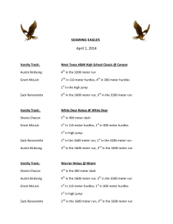 Soaring Eagles in March