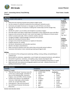 4th Grade - Wichita Falls ISD