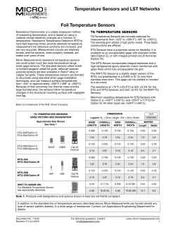 ETG-50B/W temperature sensors