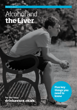 The facts about Alcohol and the Liver