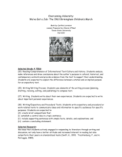 Sharon O`Neal`s Grade 4 Lesson Plan