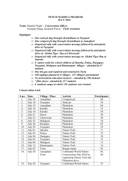 July 2016 - Satpuda Foundation