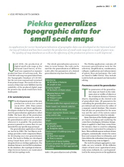 Piekka generalizes topographic data for small