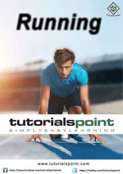Running Tutorial (PDF Version)