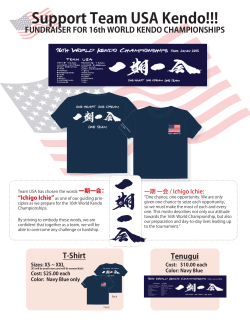 Support Team USA Kendo!!!
