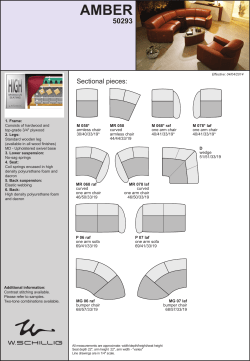 Sectional pieces - W. Schillig USA