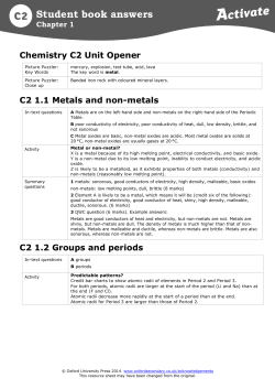 Student book answers Chapter 1