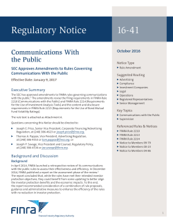 Regulatory Notice 16-41