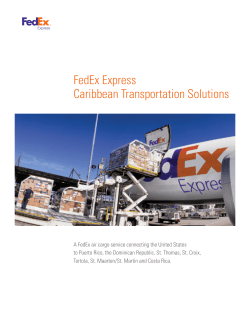 FedEx Express Caribbean Transportation Solutions