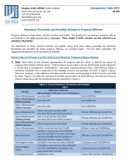 Comparative Chart: SB 393 (Updated Property Penalties)
