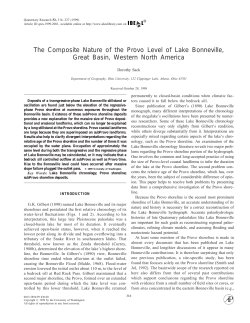 The Composite Nature of the Provo Level of